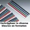 GBC CombBind Binding Combs 16mm A4 21R, Red, 145 sheets, Polivinilchloridas (PVC), A4, 100 vnt.