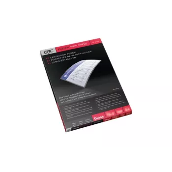 GBC laminavimo plėvelė A4 High Speed 100 mikronų, blizgi, skaidri, A4, 0,2 mm, 216 mm, 303 mm
