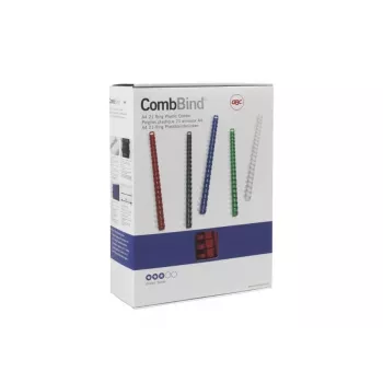 GBC CombBind įrišimo šukos 51mm A4 21R, balta, 500 lapų, polivinilchloridas (PVC), A4, 5,1 cm, 1,23 kg
