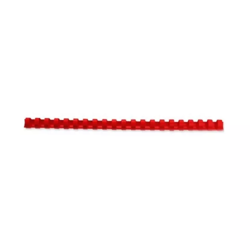 GBC CombBind Binding Combs 6mm A4 21R, raudona, 25 lapai, polivinilchloridas (PVC), A4, 100 vnt.