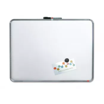 Nobo Small Magnetic Whiteboard plonas Sidabrinė Frame 58x43cm, Plastic, Steel, Sidabrinė, 585 x 14 x 432 mm, 1.03 kg