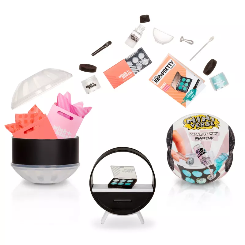 Miniverse Make It Mini Makeup serija 1, 8 m., įvairiaspalvis, plastikas