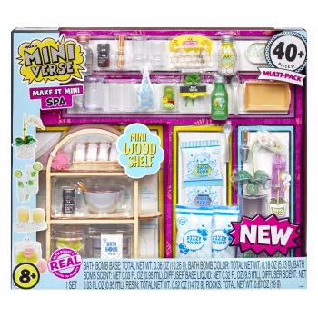 Miniverse Make It Mini SPA rinkinys, 8 metai, įvairiaspalvis, plastikinis