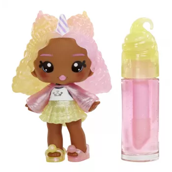 MGA Entertainment Yummiland lūpų blizgesio lėlė 2 serija - Cukraus vata (Nia Candy Fluff)