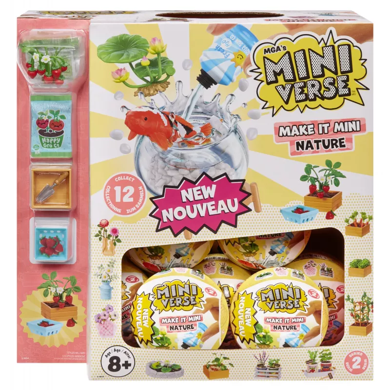 Miniverse MGA's - Make It Mini Nature Series 2 PDQ, 8 metų, Daugiaspalvė, Plastikas