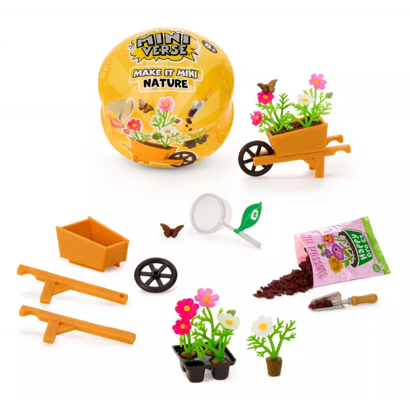 Miniverse Make It Mini Nature - Serie 3, 8 metų, įvairiaspalvis, plastikas