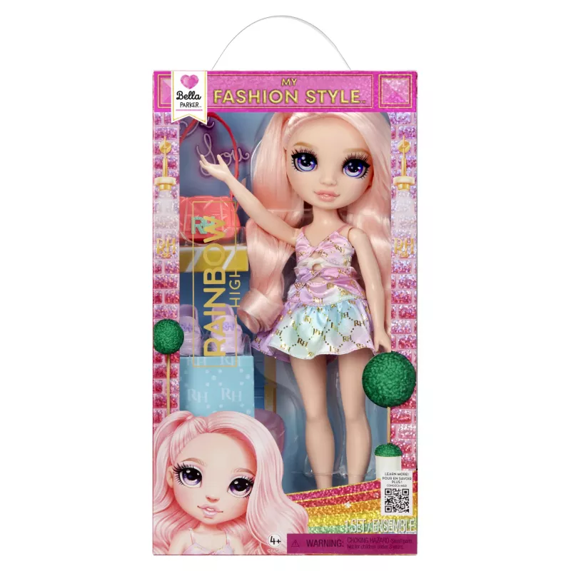 Rainbow High My Fashion Style mados lėlės – Bella, mados lėlė, moteriška, 4 m., berniukams/mergaitėms, 280 mm, įvairiaspalvė