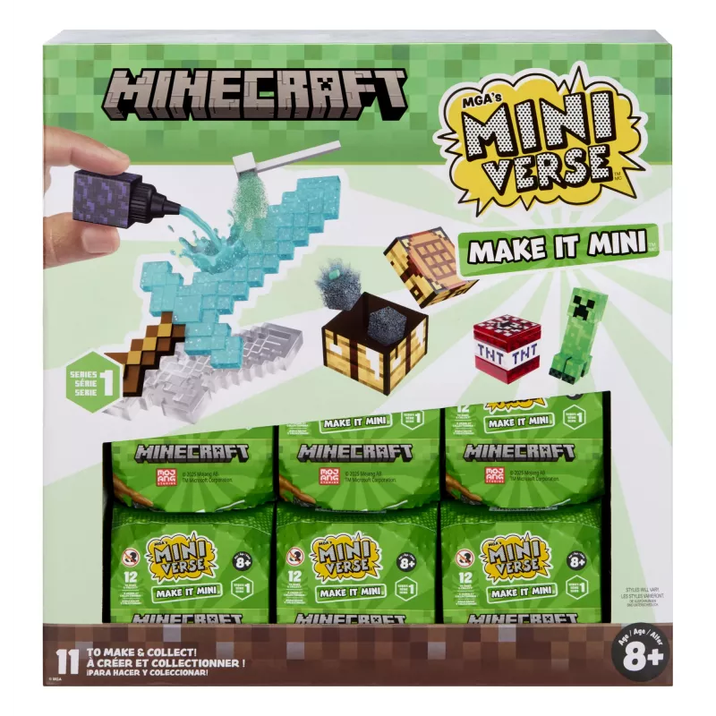 Miniverse Make It Mini Minecraft, 99 metai, 1000 cm³, 22000 cm³