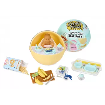 Miniverse Make It Mini Real Baby, 8 m., įvairiaspalvis, plastikas