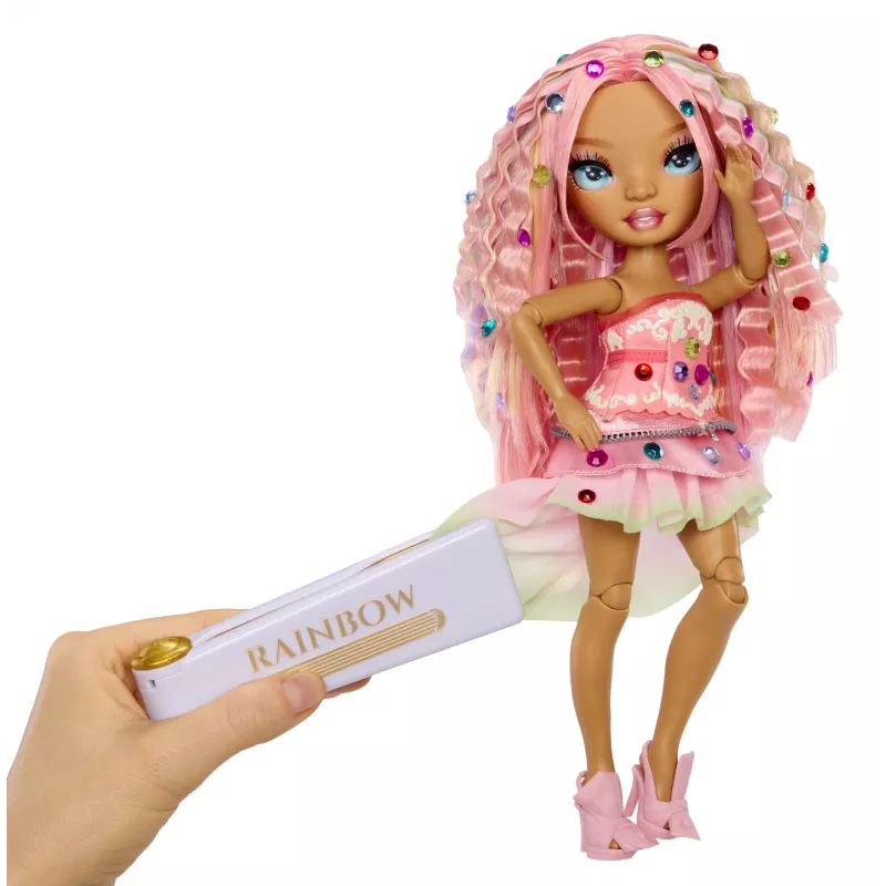 Rainbow High Be Dazzling madingos lėlės – Adeline Rose (rožinė)
