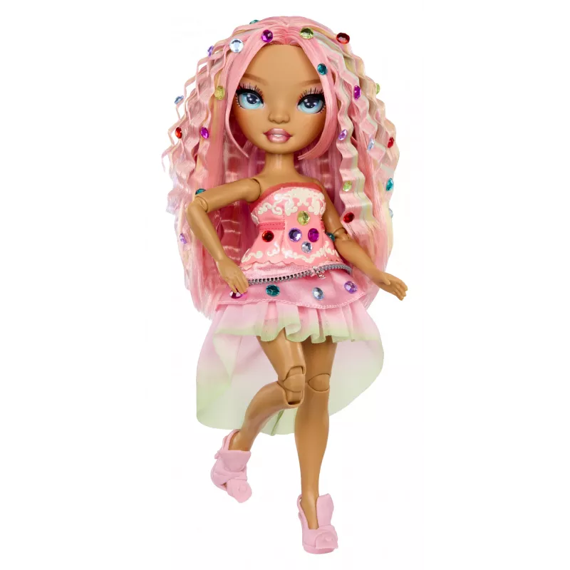 Rainbow High Be Dazzling madingos lėlės – Adeline Rose (rožinė)