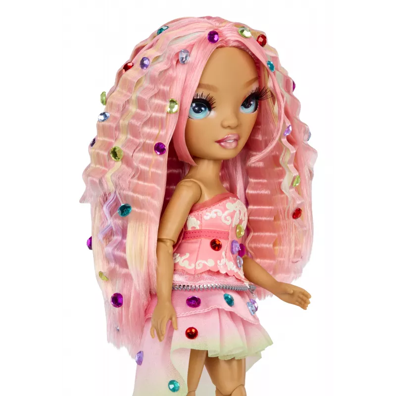 Rainbow High Be Dazzling madingos lėlės – Adeline Rose (rožinė)