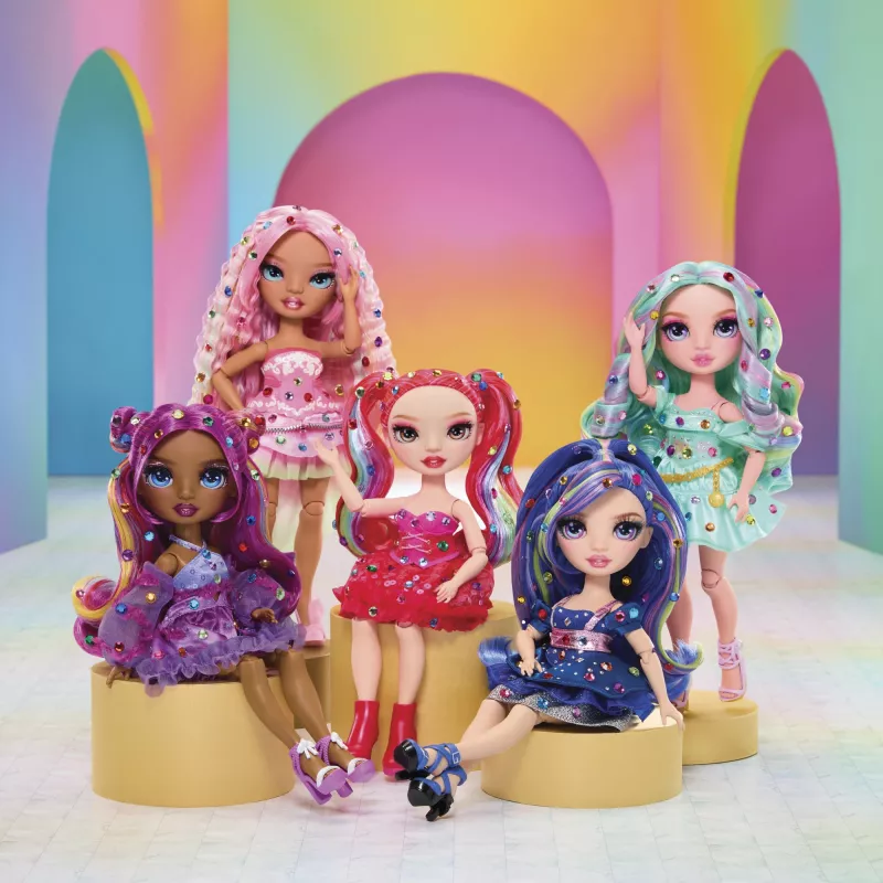 Rainbow High Be Dazzling madingos lėlės – Adeline Rose (rožinė)