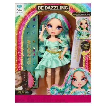 Rainbow High Be Dazzling mados lėlės - Celine Turquoise (Teal)