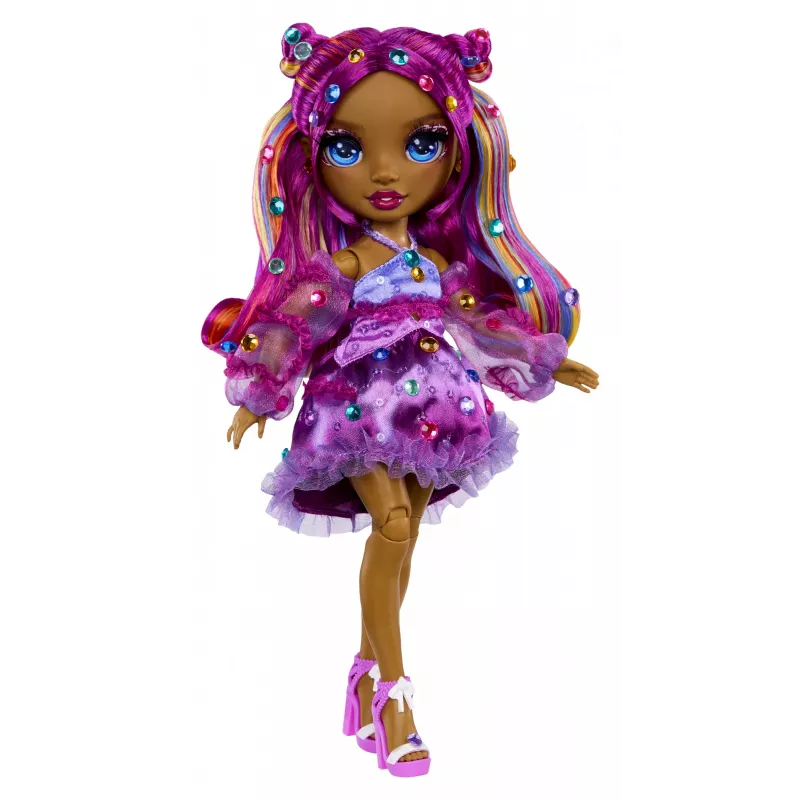 Rainbow High Be Dazzling mados lėlės - Noemie Violette (violetinė)