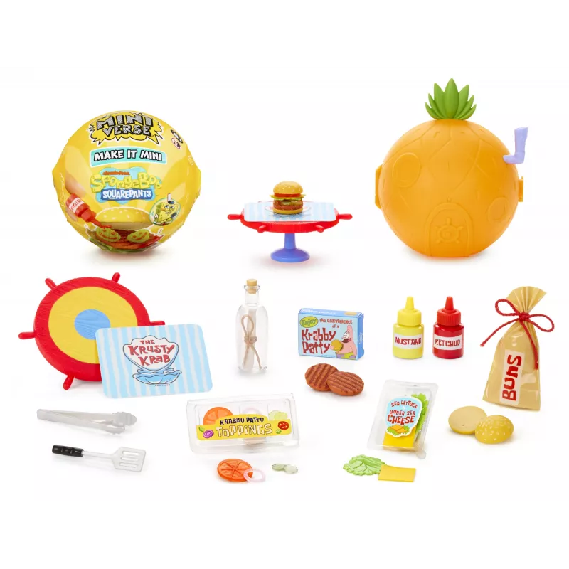 Miniverse Make It Mini SpongeBob SquarePants, 8 m., Daugiaspalvis