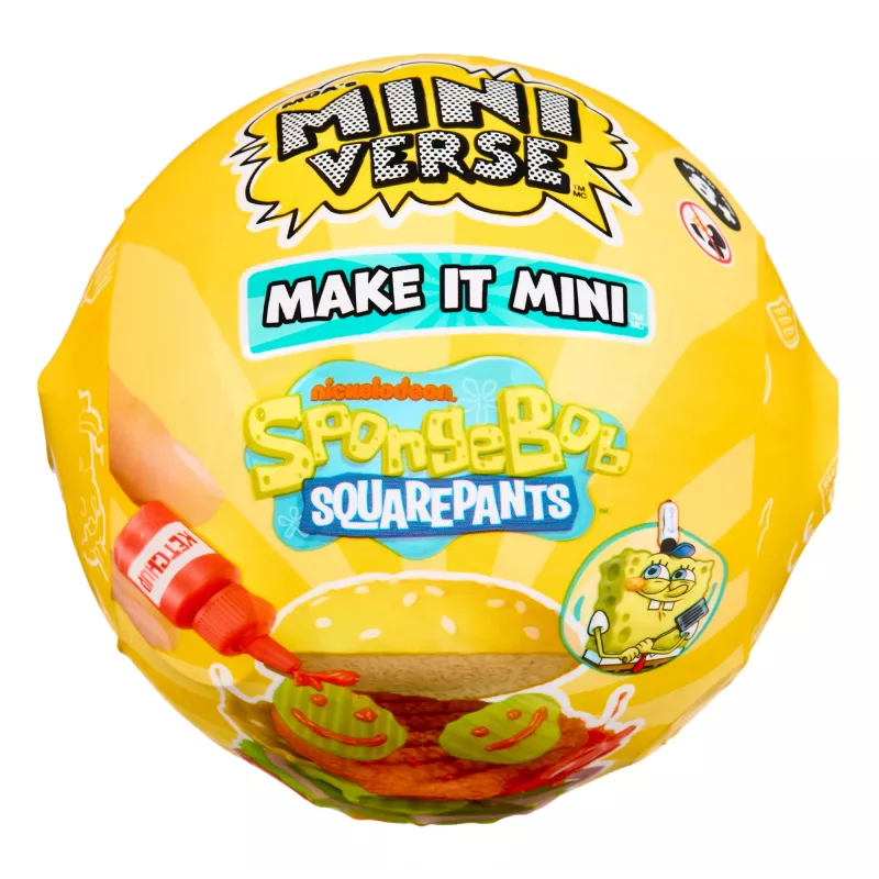 Miniverse Make It Mini SpongeBob SquarePants, 8 m., Daugiaspalvis