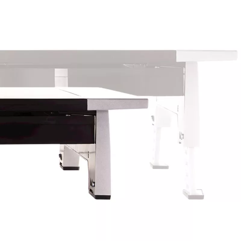 „Fellowes“ kompiuterio monitoriaus stovas su 5 aukščio reguliavimais – „Office Suites“ monitoriaus pakyla su laikymo dėklu – ergonomiškas reguliuojamas kompiuterio monitoriaus stovas – maks. svoris 36 kg / maks. dydis 28 coliai – grafitas