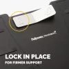 Fellowes pakojis po stalu - Office Suites pakojis po stalu, ergonominis pakojis su 3 reguliuojamomis aukščio padėtimis ir antibakterine technologija - pakojis biurui ir namams - juoda