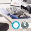 Fellowes 9178401 riešo atrama Gel, Poliuretanas Mėlyna