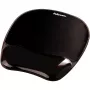 Pelės kilimėlis Fellowes Crystals Gel su geliniu riešo atrama, juodas, 202×230 mm, 340 g