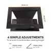 Fellowes Designer Suites nešiojamojo kompiuterio stovas, Nešiojamojo kompiuterio stovas, Juoda, Plastikas, 43,2 cm (17 colių), 11,3 kg, FIRA International, EN ISO 9241-5