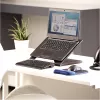Fellowes Designer Suites nešiojamojo kompiuterio stovas, Nešiojamojo kompiuterio stovas, Juoda, Plastikas, 43,2 cm (17 colių), 11,3 kg, FIRA International, EN ISO 9241-5
