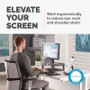 Fellowes Premium Monitor Riser Graphite, laisvai pastatomas, 36 kg, 53,3 cm (21 col.), aukščio reguliavimas, grafito spalvos