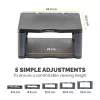 Fellowes Premium Monitor Riser Graphite, laisvai pastatomas, 36 kg, 53,3 cm (21 col.), aukščio reguliavimas, grafito spalvos