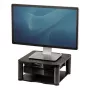 Fellowes kompiuterio monitoriaus stovas su 3 aukščio reguliavimais - Premium Monitor Riser Plus su kabelių valdymu - Ergonominis reguliuojamas monitoriaus stovas kompiuteriams - Maks. svoris 36 kg / Maks. dydis 21 col. - Grafitinis