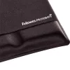 Fellowes pelės kilimėlis su riešo atrama - Health-V pelės kilimėlis su antibakterine apsauga - ergonominis pelės kilimėlis kompiuteriui, nešiojamam kompiuteriui, namų biurui - juodas