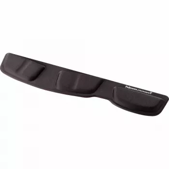 Fellowes klaviatūros riešo atrama - Health-V riešo atrama su antibakterine apsauga - ergonominė riešo atrama kompiuteriui, nešiojamam kompiuteriui, namų biuro naudojimui - juoda