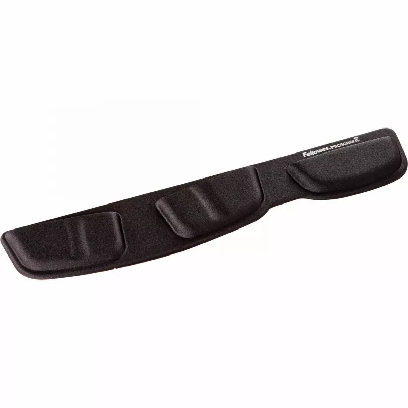 Fellowes klaviatūros riešo atrama - Health-V riešo atrama su antibakterine apsauga - ergonominė riešo atrama kompiuteriui, nešiojamam kompiuteriui, namų biuro naudojimui - juoda