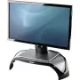 Fellowes kompiuterio monitoriaus stovas su 3 aukščio reguliavimais - Smart Suites monitoriaus pakyla - ergonomiškas reguliuojamas monitoriaus stovas kompiuteriams - maks. svoris 10 kg / maks. dydis 21 col. - juodas