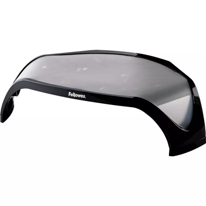 Fellowes kompiuterio monitoriaus stovas su 3 aukščio reguliavimais - Smart Suites monitoriaus pakyla - ergonomiškas reguliuojamas monitoriaus stovas kompiuteriams - maks. svoris 10 kg / maks. dydis 21 col. - juodas