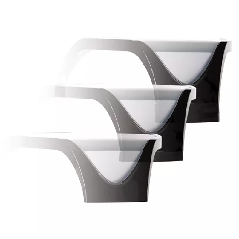 Fellowes kompiuterio monitoriaus stovas su 3 aukščio reguliavimais - Smart Suites monitoriaus pakyla - ergonomiškas reguliuojamas monitoriaus stovas kompiuteriams - maks. svoris 10 kg / maks. dydis 21 col. - juodas