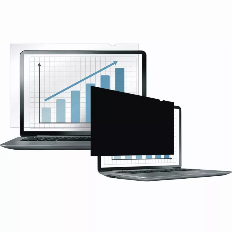 Fellowes Standard-PrivaScreen Juodaout privatumo filtras, 43,2 cm (17″), 5:4, nešiojamajam kompiuteriui, berėmis ekrano privatumo filtras, neatspindintis, privatumas, 50 g