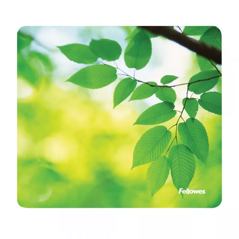 Fellowes Earth Series pelės kilimėlis Lapai, žalias, paveikslėlis, plastikas, guma, neslidi apačia