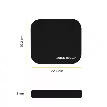 Fellowes 5933907 pelės kilimėlis Juoda