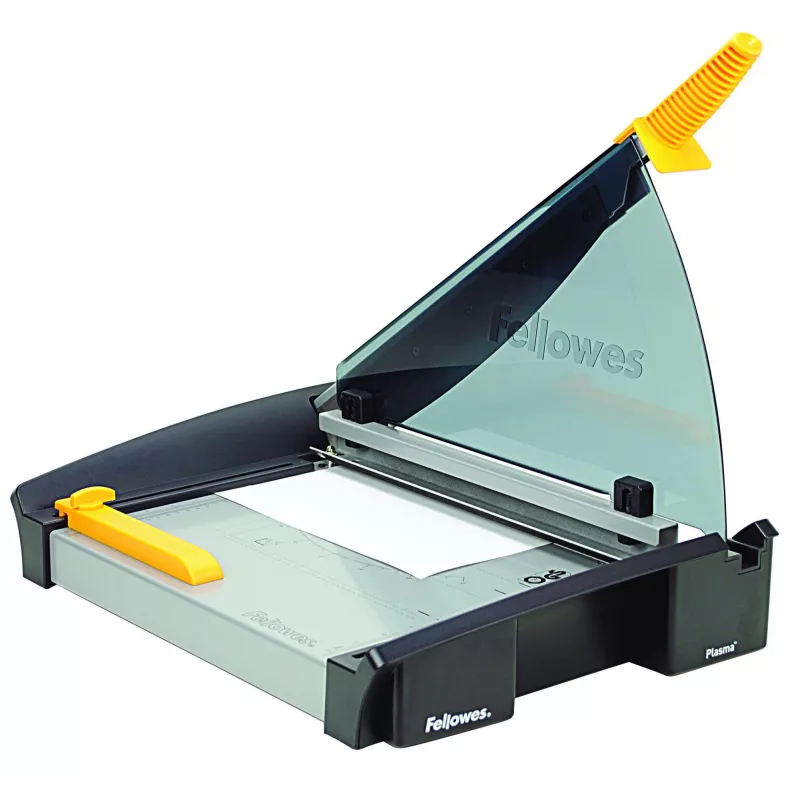 Popieriaus pjaustyklė Fellowes Plasma A3/180 — pjovimo ilgis 46 cm, talpa 40 lapų, grafito/sidabro/geltona