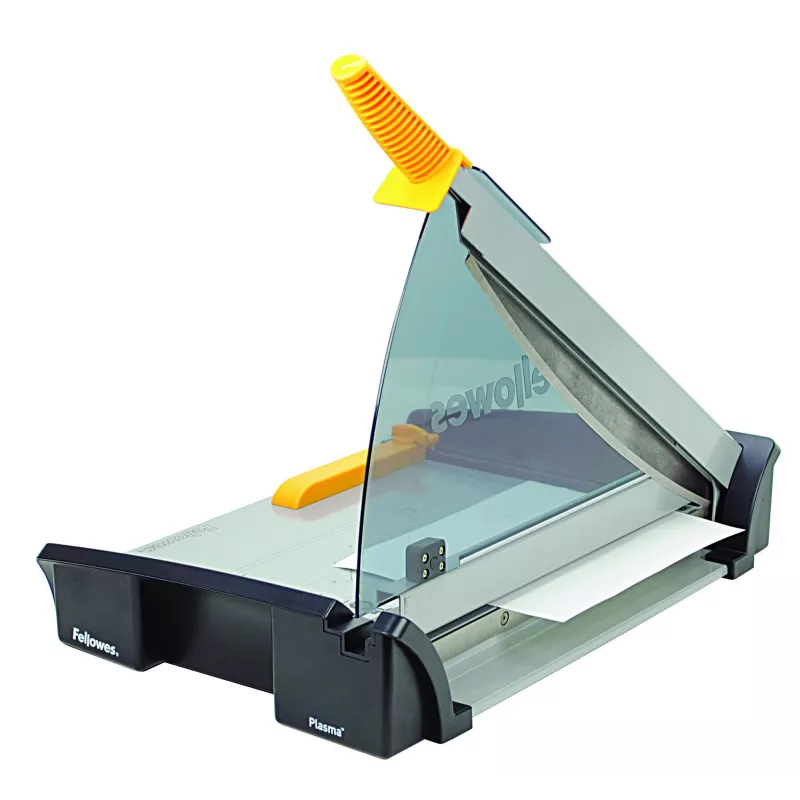 Popieriaus pjaustyklė Fellowes Plasma A3/180 — pjovimo ilgis 46 cm, talpa 40 lapų, grafito/sidabro/geltona