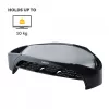 “Fellowes” kompiuterio monitoriaus stovas su 3 aukščio reguliavimais - “Smart Suites” monitoriaus pakyla “Plus” su saugojimo vieta - ergonomiškas reguliuojamas monitoriaus stovas kompiuteriams - maks. svoris 10 kg / maks. dydis 21 colis - juodas