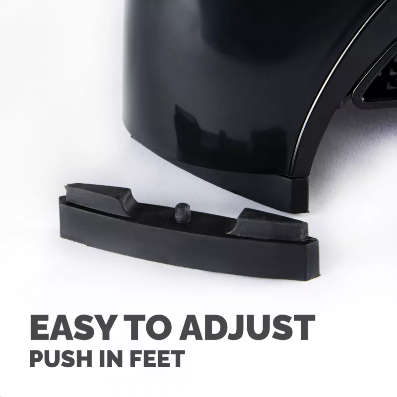 “Fellowes” kompiuterio monitoriaus stovas su 3 aukščio reguliavimais - “Smart Suites” monitoriaus pakyla “Plus” su saugojimo vieta - ergonomiškas reguliuojamas monitoriaus stovas kompiuteriams - maks. svoris 10 kg / maks. dydis 21 colis - juodas