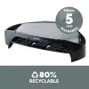 “Fellowes” kompiuterio monitoriaus stovas su 3 aukščio reguliavimais - “Smart Suites” monitoriaus pakyla “Plus” su saugojimo vieta - ergonomiškas reguliuojamas monitoriaus stovas kompiuteriams - maks. svoris 10 kg / maks. dydis 21 colis - juodas