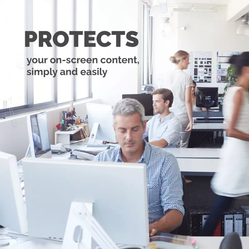 Fellowes PrivaScreen privatumo filtras, 55,9 cm (22 col.), 16:10, monitoriui, berėmis ekrano privatumo filtras, apsauga nuo akinimo, privatumas, 110 g