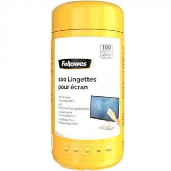 Fellowes 100 Screen Cleaning, įrangos valymo drėgnos servetėlės, LCD/TFT/Plasma, Įvairiaspalvė, 82 mm, 82 mm, 170 mm