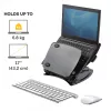 Fellowes Professional Series nešiojamojo kompiuterio darbo stotelė, juoda, metalinė, 85–245 mm, 400 mm, 58 mm, 341 mm