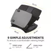 Fellowes Professional Series nešiojamojo kompiuterio darbo stotelė, juoda, metalinė, 85–245 mm, 400 mm, 58 mm, 341 mm