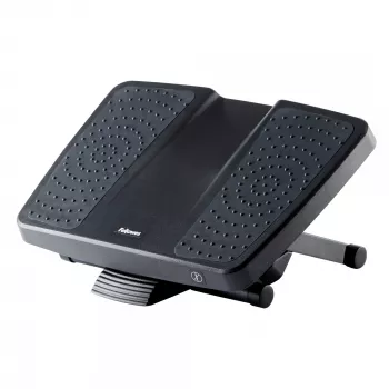 Fellowes pakojis po stalu - Professional Series Ultimate pėdų atrama ergonominis pakojis su 3 aukščio reguliavimu ir masažiniu paviršiumi - pakojis biurui ir namams - juoda