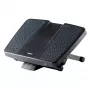 Fellowes pakojis po stalu - Professional Series Ultimate pėdų atrama ergonominis pakojis su 3 aukščio reguliavimu ir masažiniu paviršiumi - pakojis biurui ir namams - juoda